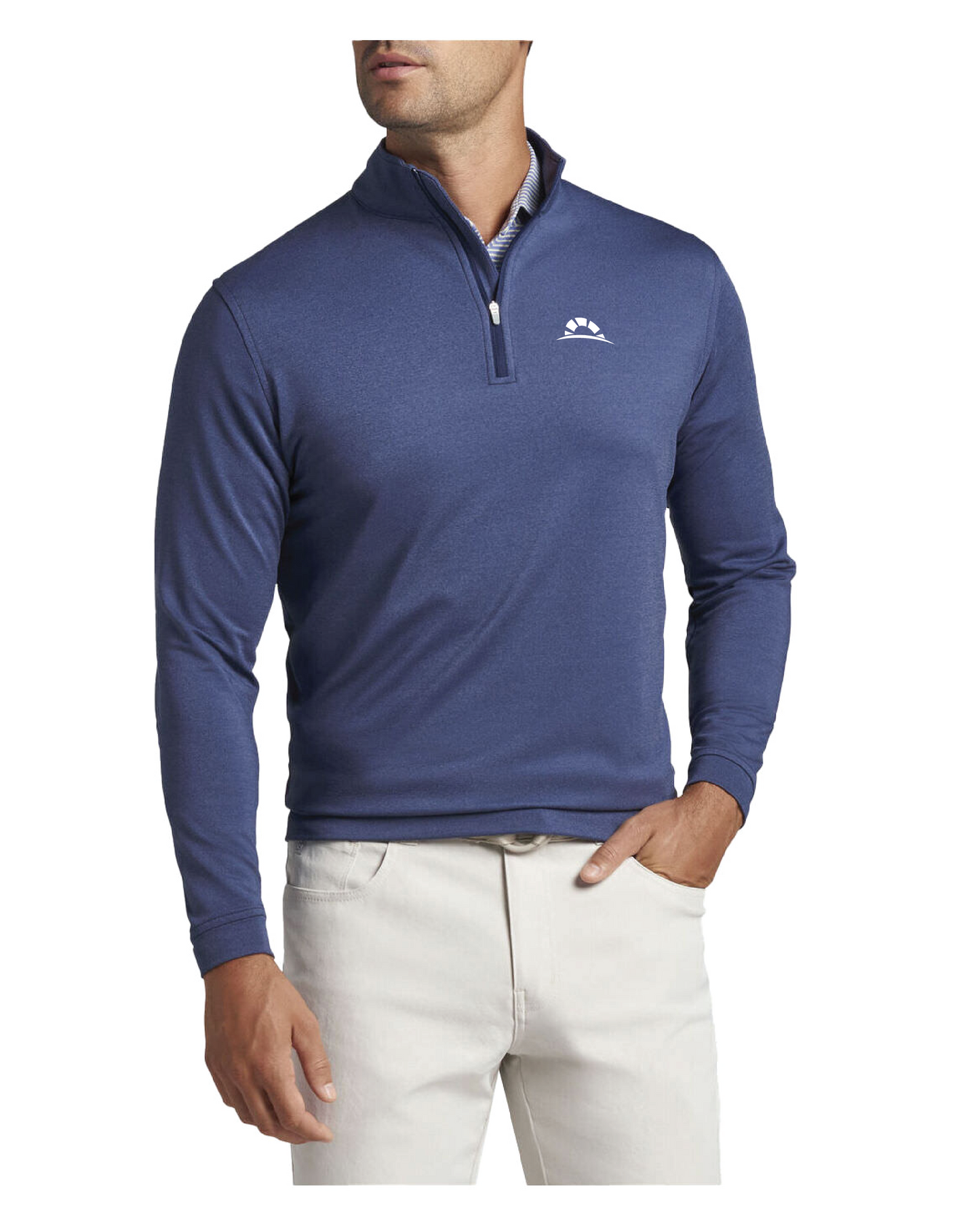 Peter Millar Melange Perth Quarter Zip Layer