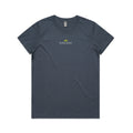 Womens Maple Tee Petrol Blue
