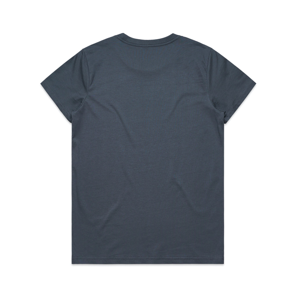 Womens Maple Tee Petrol Blue