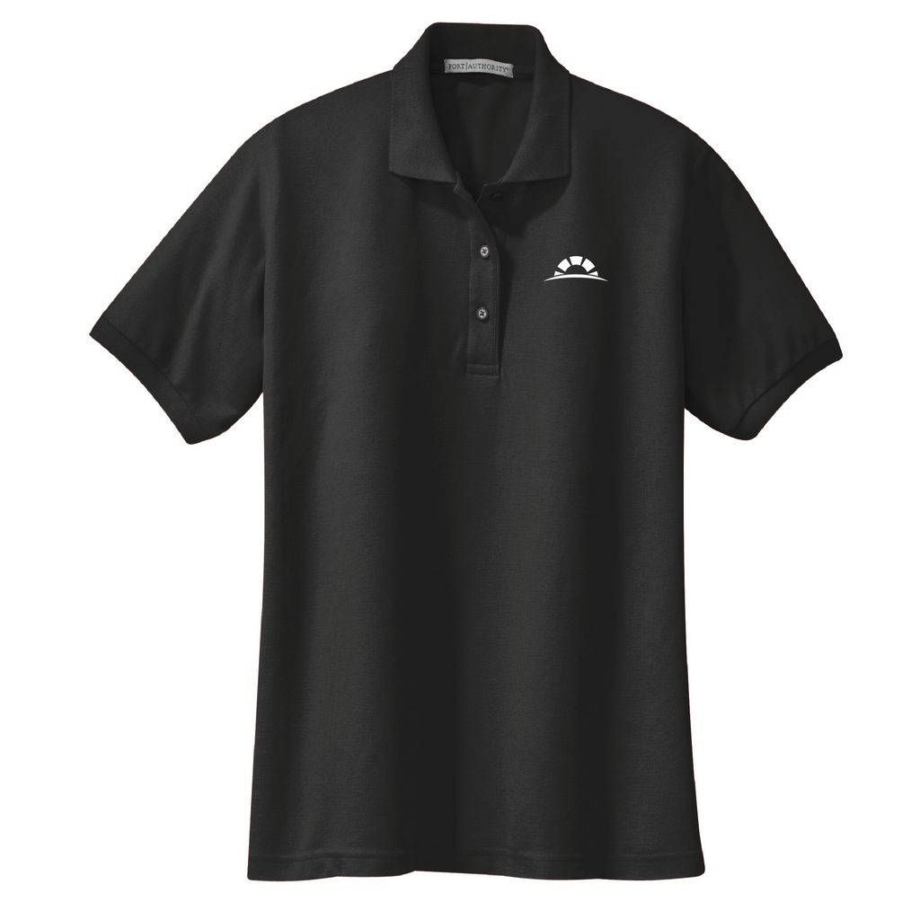 Black Lady's Slik Touch Polo