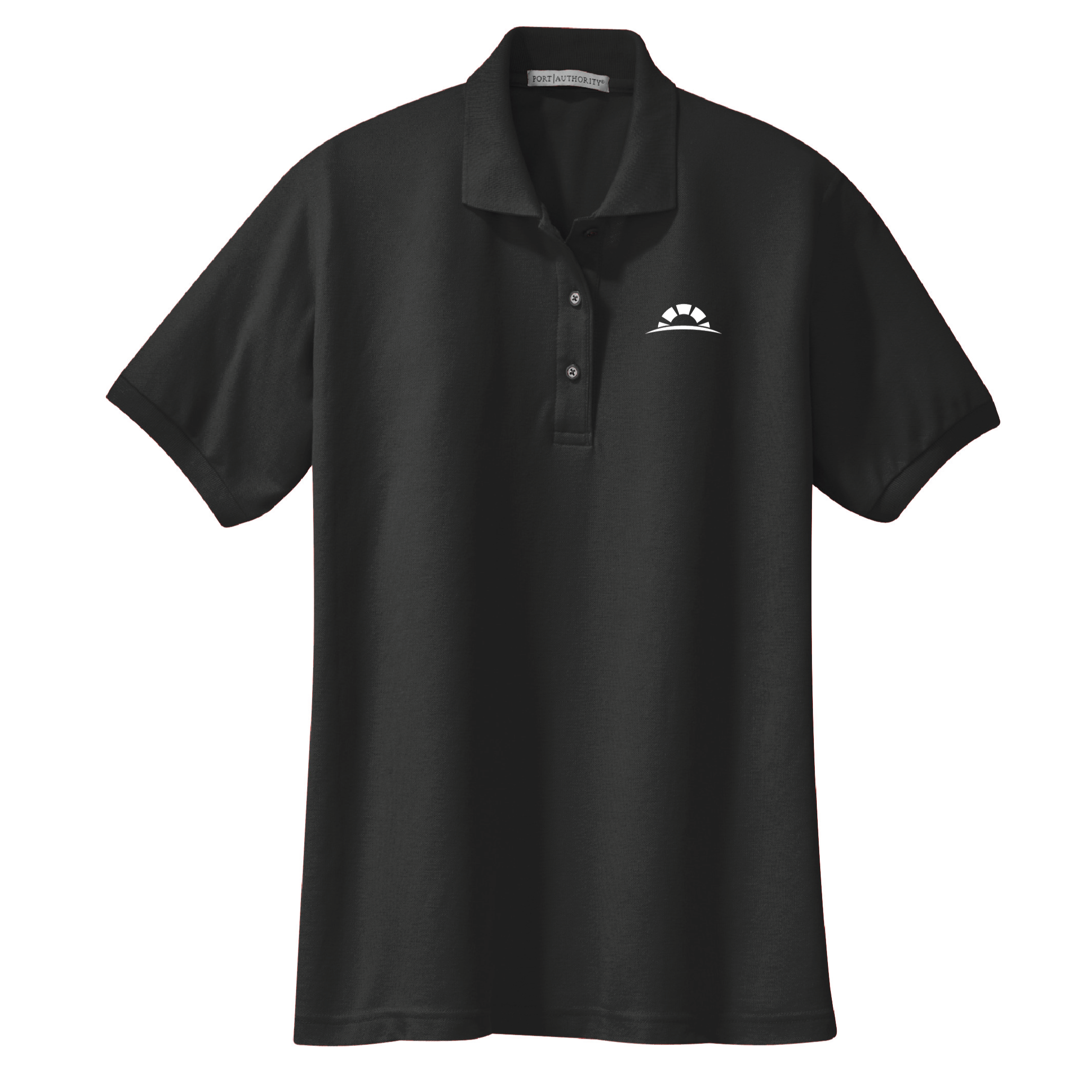 Black Lady's Slik Touch Polo