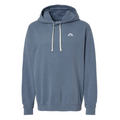Lightweight Fleece Hooded Sweatshirt Blue Jean