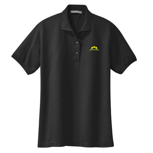 Black Lady's Slik Touch Polo